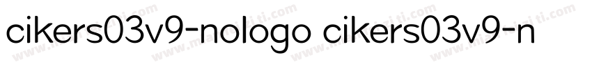 cikers03v9-nologo cikers03v9-nologo字体转换